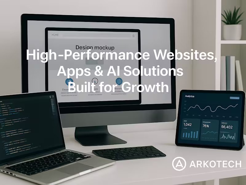 Cover image for Full Stack Development (Websites and Custom Software)