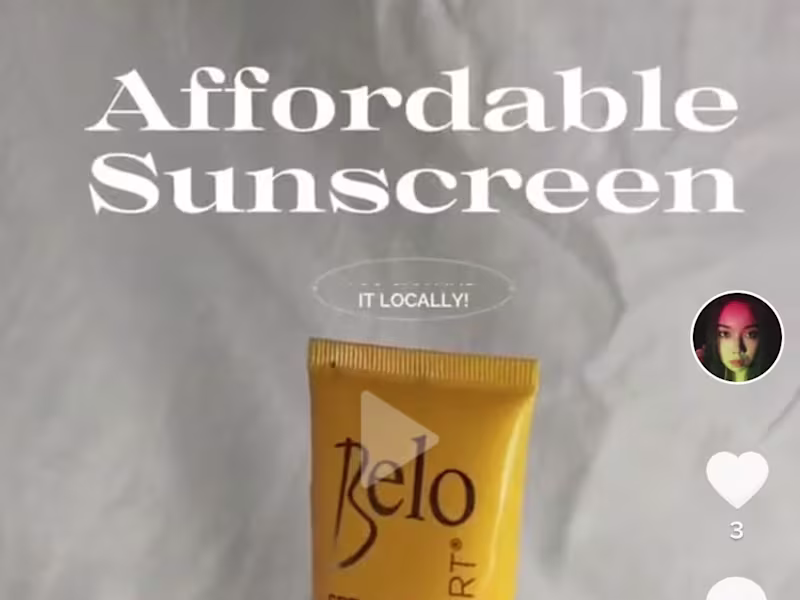 Cover image for Affordable Sunscreen