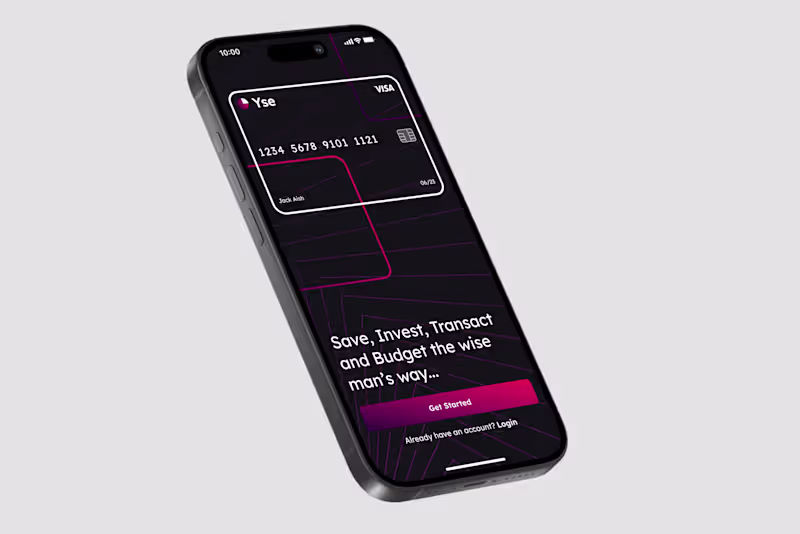 Cover image for Yse Banking and Budgeting app