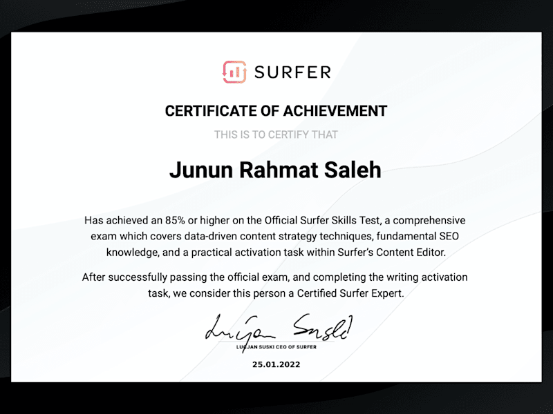 Cover image for Certified Surfer SEO and Semrush SEO