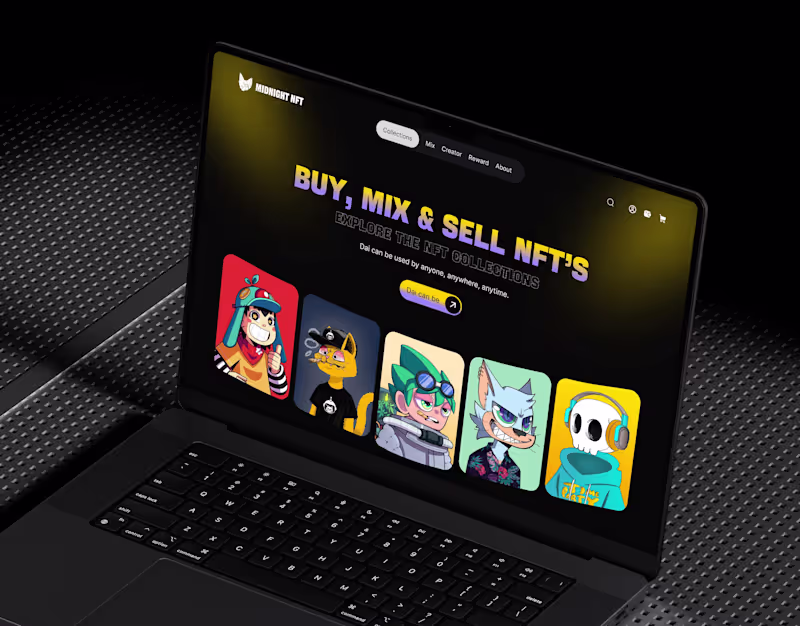 Cover image for NFT Token Website