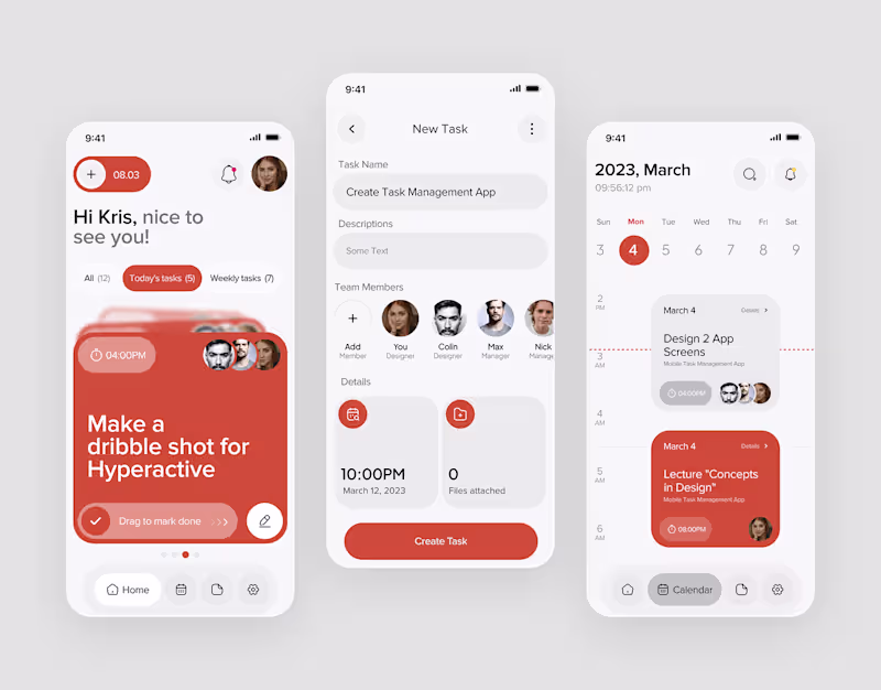 Cover image for Task management App Design :: Behance