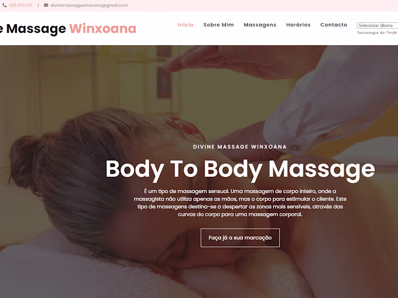 Cover image for Divine Massage Winxoana Website
