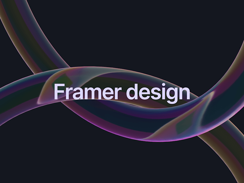 Cover image for Framer design