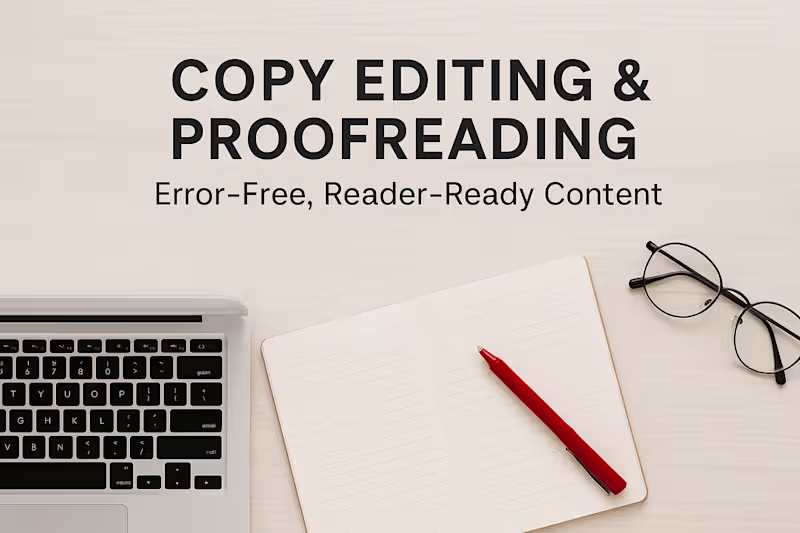 Cover image for Copy Editing & Proofreading for Flawless Content