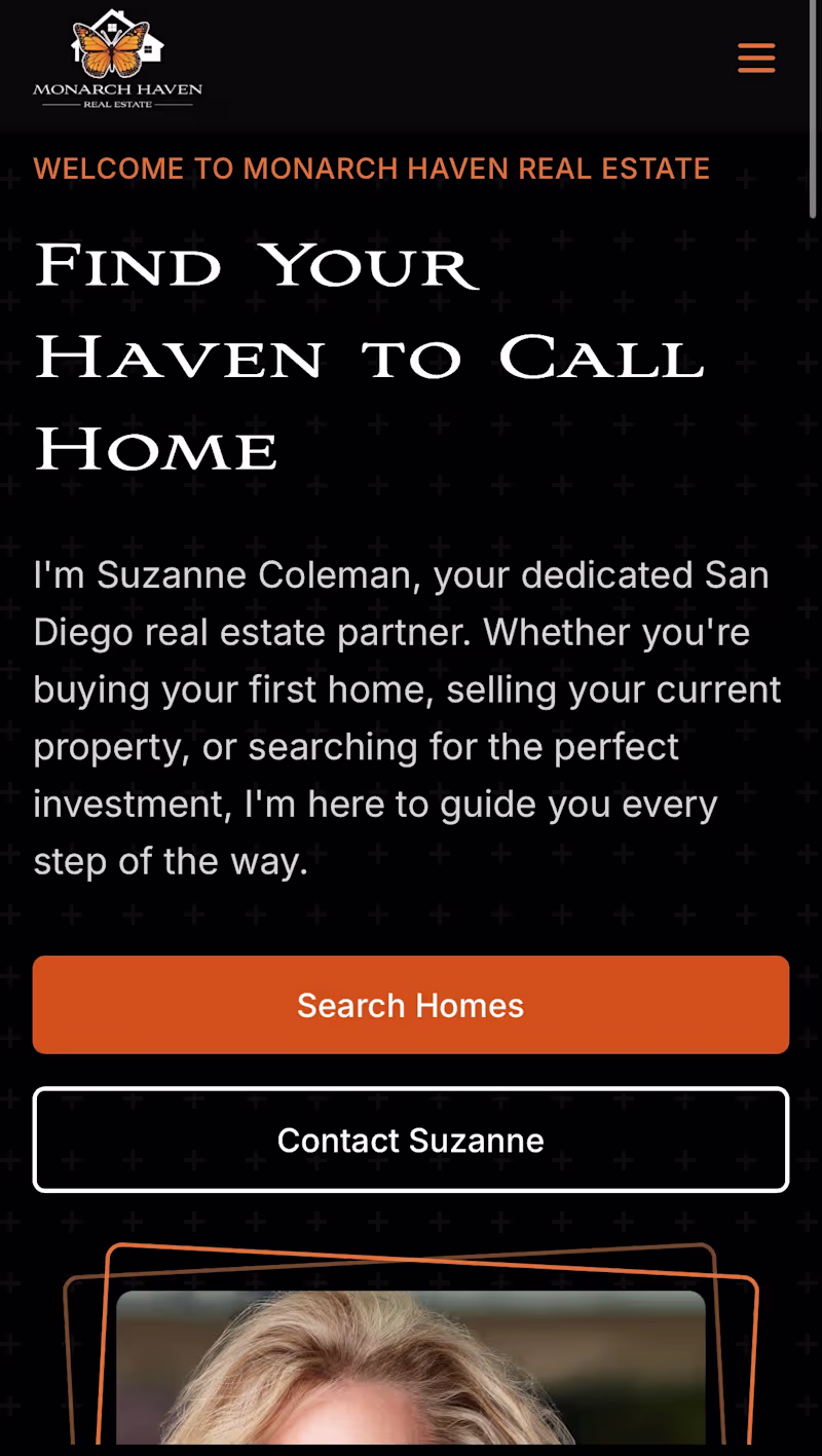 Cover image for Built a 6-page real estate website with IDX integration, cus...