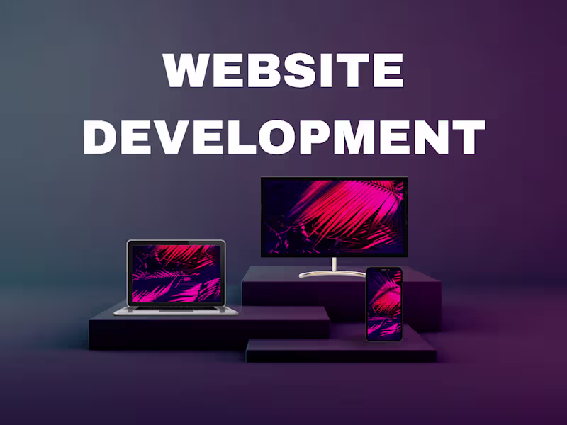 Cover image for Website development