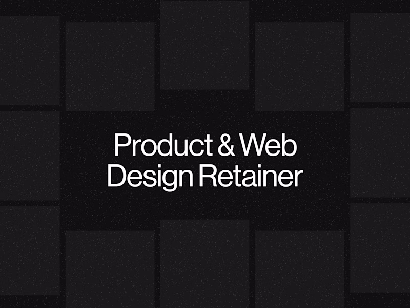 Cover image for Product & Web Design Retainer