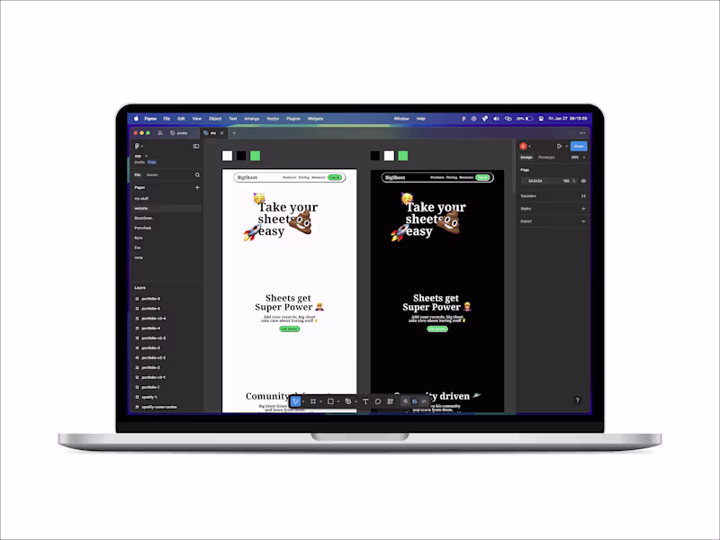 Cover image for Premium Website Redesign | Figma