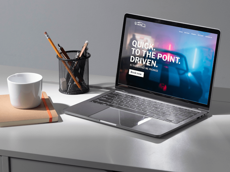 Cover image for E1 Auto Homepage redesign | UI/X Design