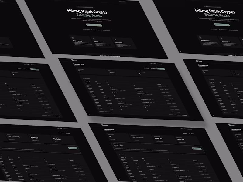 Cover image for I made Taxana, a crypto tax calculator for Solana Dex trader...