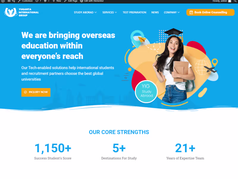 Cover image for Custom Professional WordPress Website Design and Development