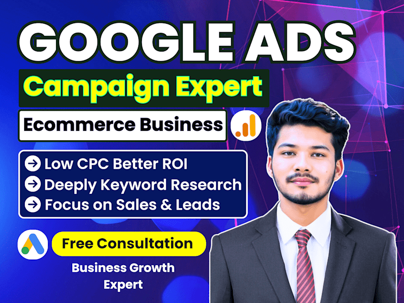 Cover image for E-Commerce Marketing with Google Ads | Achieve Higher Conversion