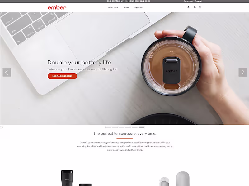 Cover image for Discover the World’s First Temperature Control Mug®| Ember®