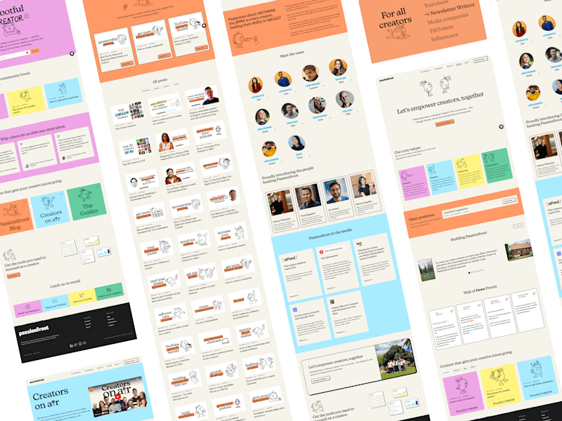 Cover image for How We Built Passionfroot a Stunning Website