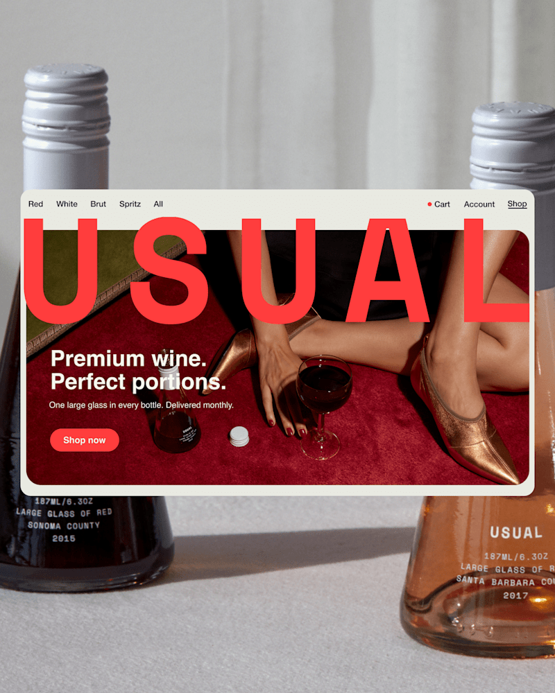 Cover image for Usual Wines Digital Presence Overhaul