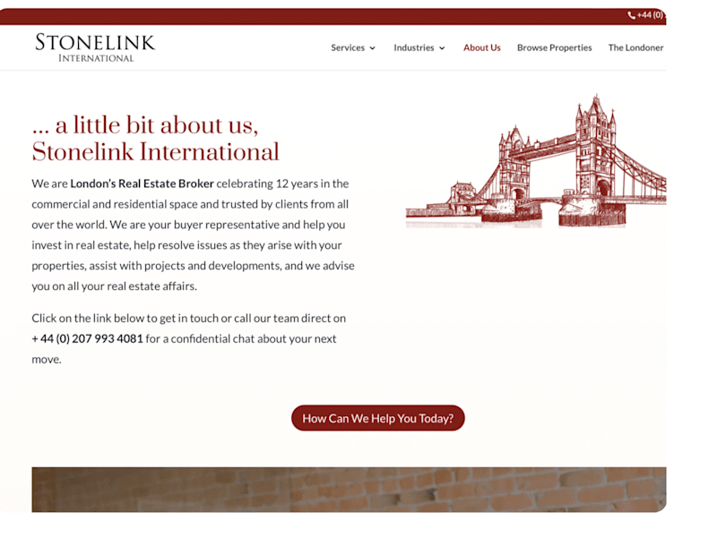 Cover image for Stonelink International | London’s Real Estate Broker