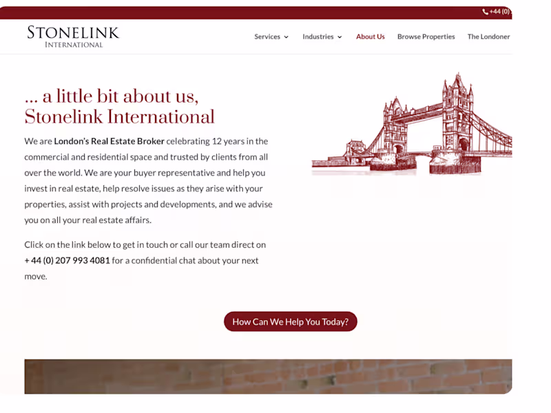 Cover image for Stonelink International | London’s Real Estate Broker