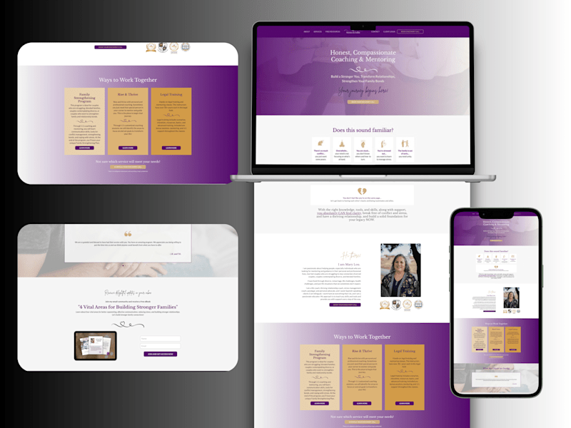 Cover image for Website Redesign and Coaching Systems Migration to Kajabi