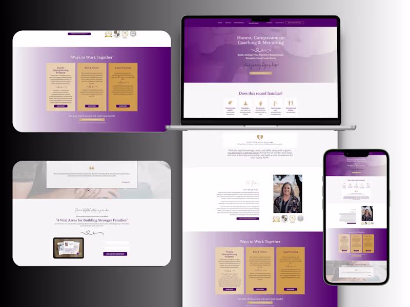 Cover image for Website Redesign and Coaching Systems Migration to Kajabi