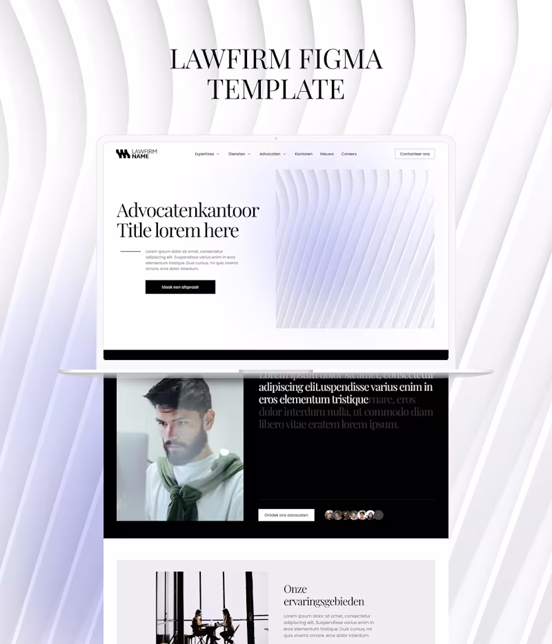 Cover image for ⚖️ ⚖️  Lawfirm figma template  ⚖️ ⚖️
