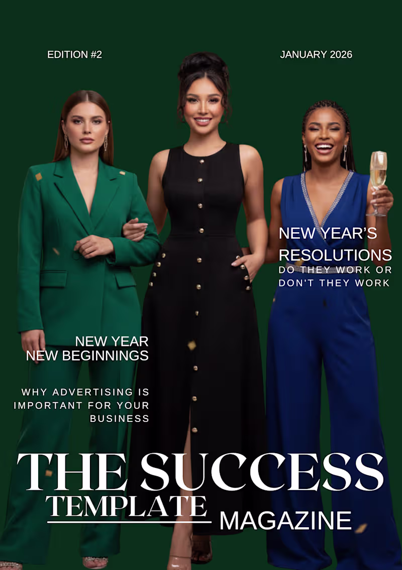 Cover image for A Sample Of A Magazine