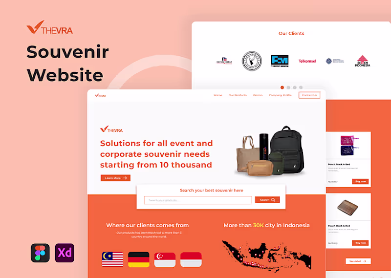 Cover image for Souvenirs Website Design & Management