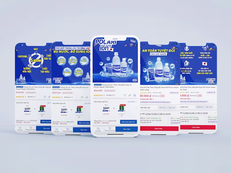Cover image for Graphic Design | Pocari Sweat in Vietnam