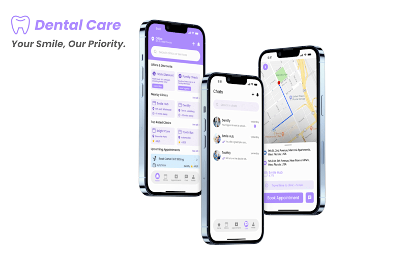 Cover image for Dental Care | Clinic Appointments App