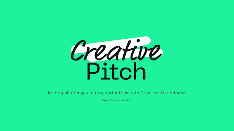 Cover image for Creative Pitch