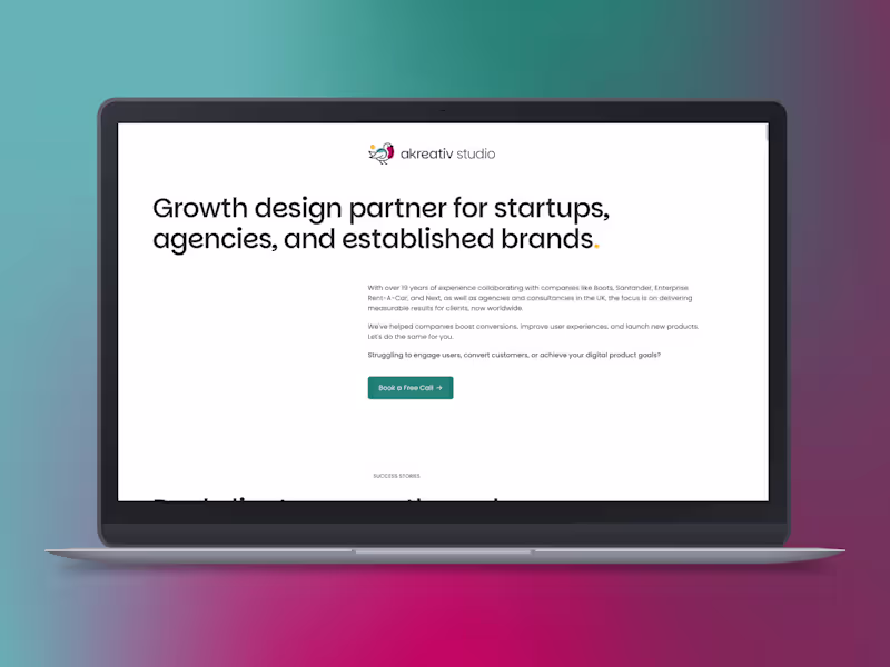 Cover image for Website or Landing Page Design