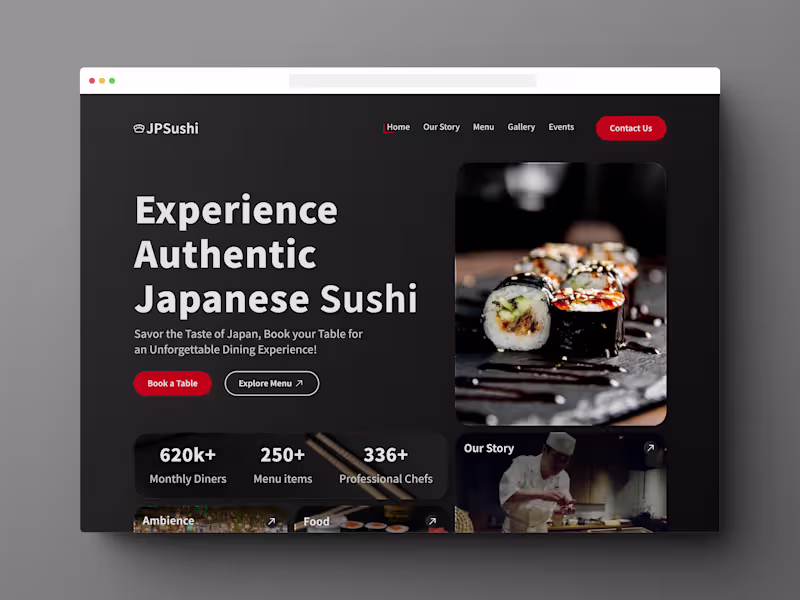 Cover image for Website Design 👨‍💻