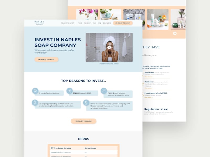 Cover image for Figma Design + Webflow Landing Pages
