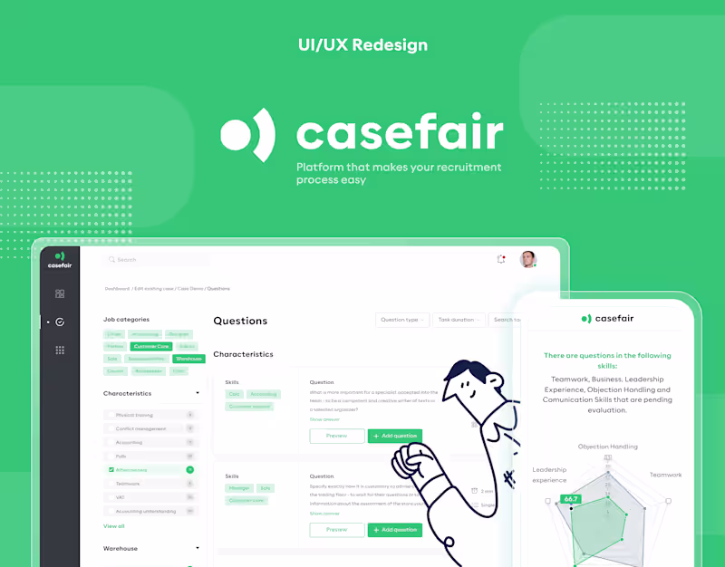 Cover image for UI/UX Redesign for the Recruitment Platform
