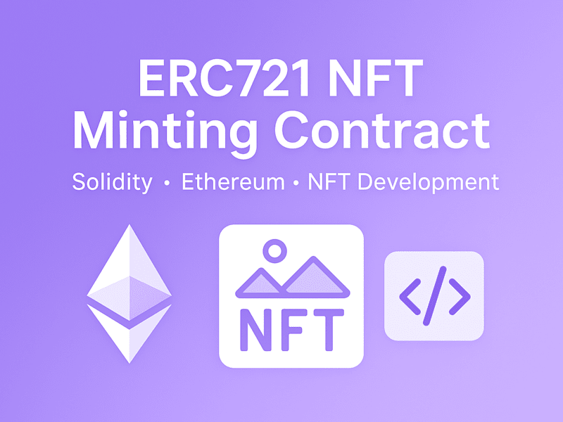 Cover image for NFT Minting Smart Contract Development