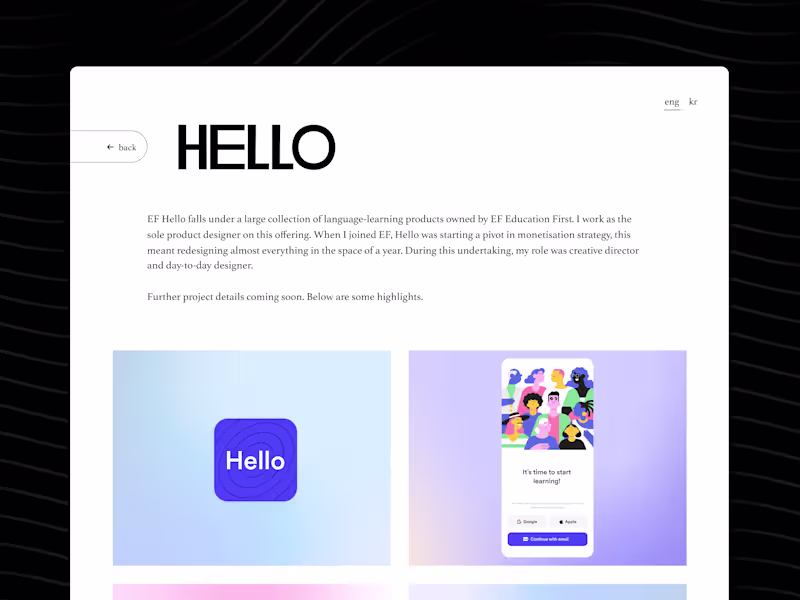 Cover image for 8 Screen Website Project & Design System