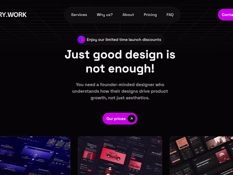 Cover image for High converting Framer website with 'wow' effects