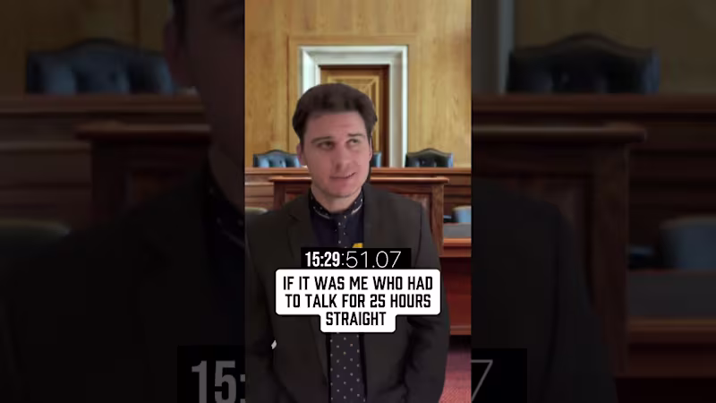 Cover image for Could You Talk for 24 Hours in Congress?