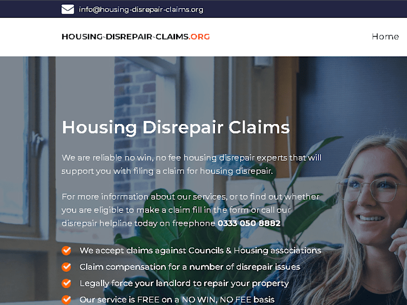 Cover image for Housing Disrepair Claims | NO WIN, NO FEE | Compensation Experts