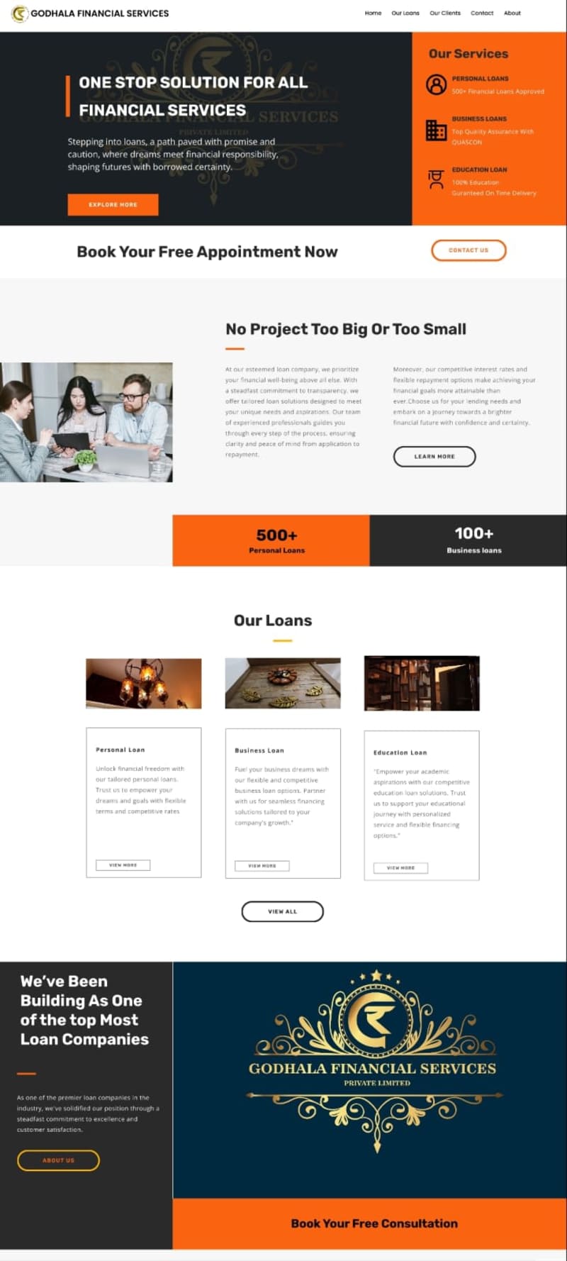 Cover image for Website for Loan Company