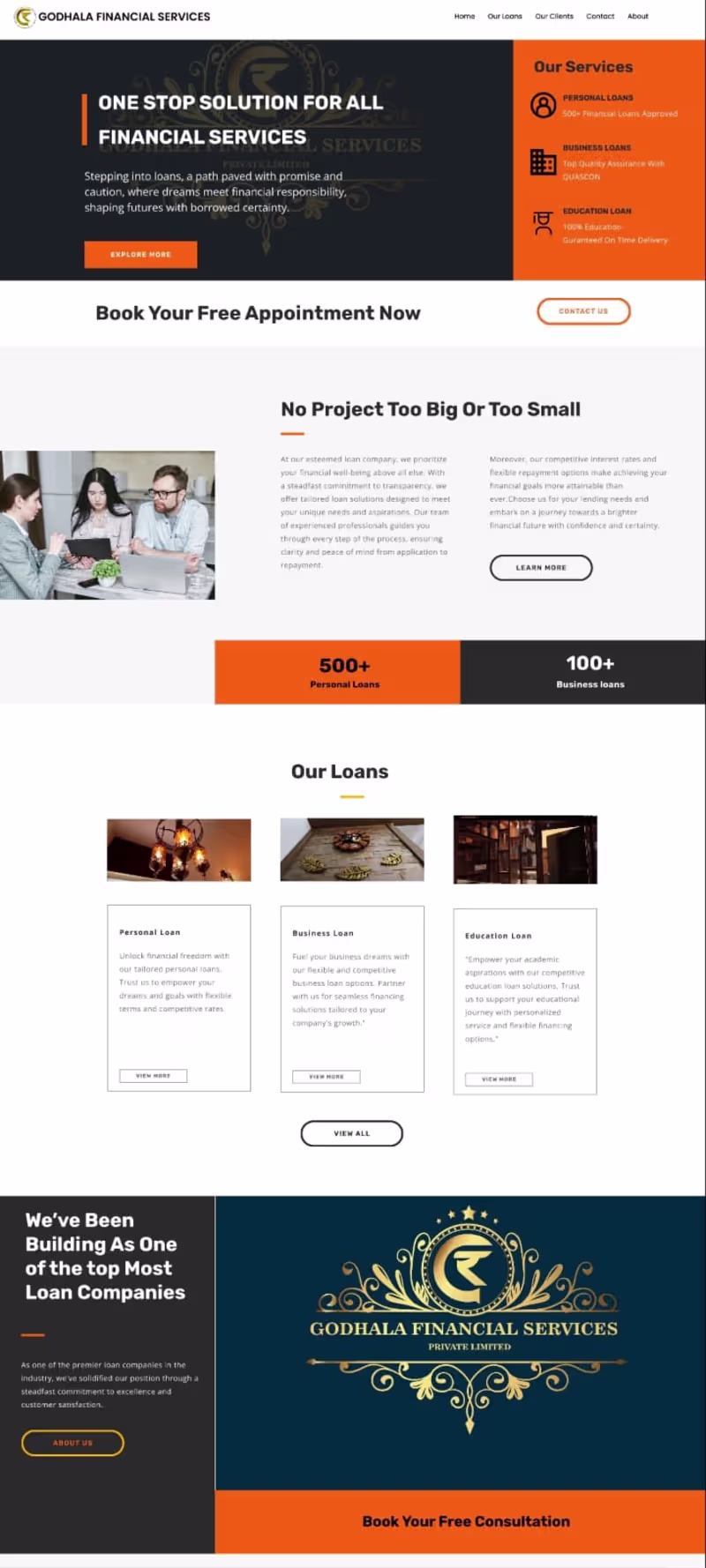 Cover image for Website for Loan Company
