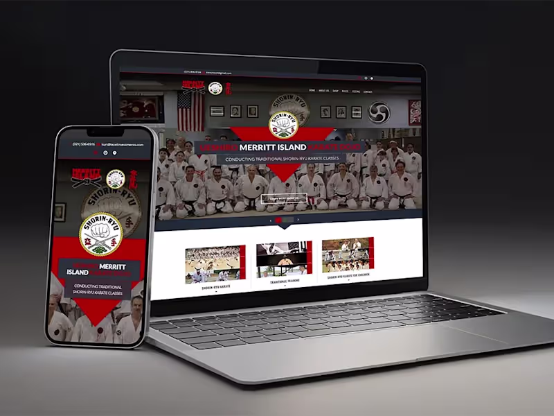 Cover image for MERRITT ISLAND KARATE | 2013 WordPress, E-commerce, Custom Theme