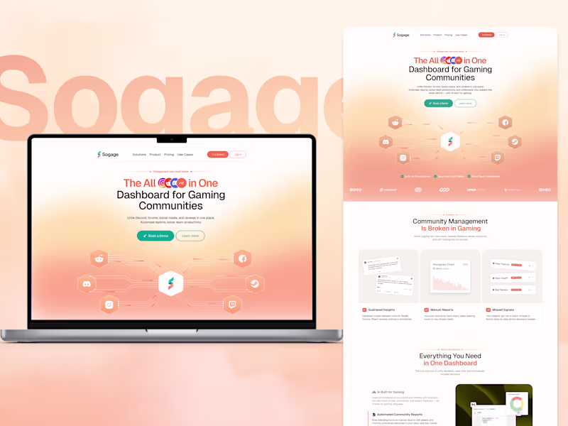 Cover image for Sogage | AI Gaming Community