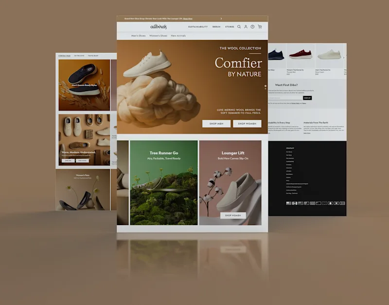 Cover image for Allbird Ecommerce Website | Shopify Website