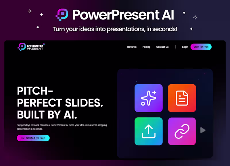 Cover image for Powerpresent.ai - AI-Powered Presentation Tool