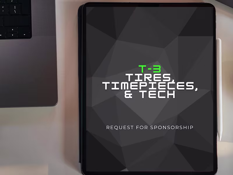 Cover image for  Brand, or Sponsorship Decks That Actually Hit