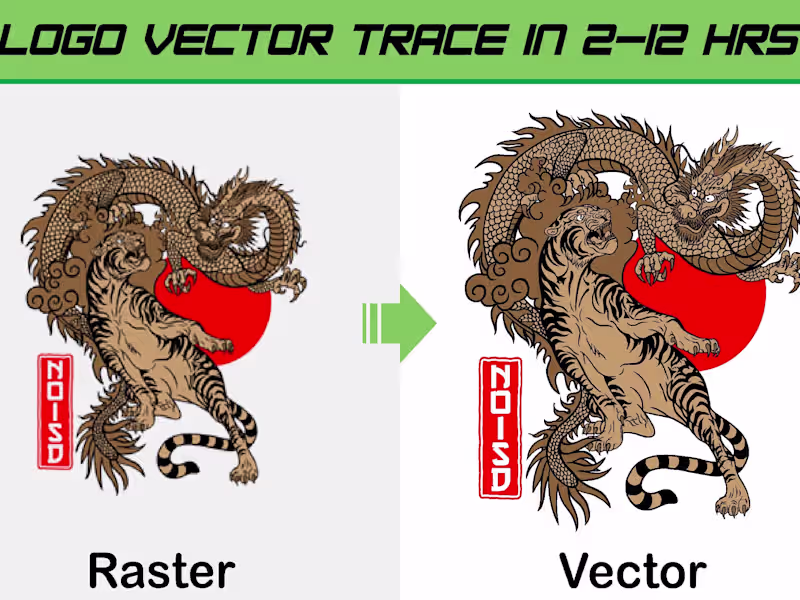 Cover image for You Will Get High-Quality Vector Tracing in 12 Hours