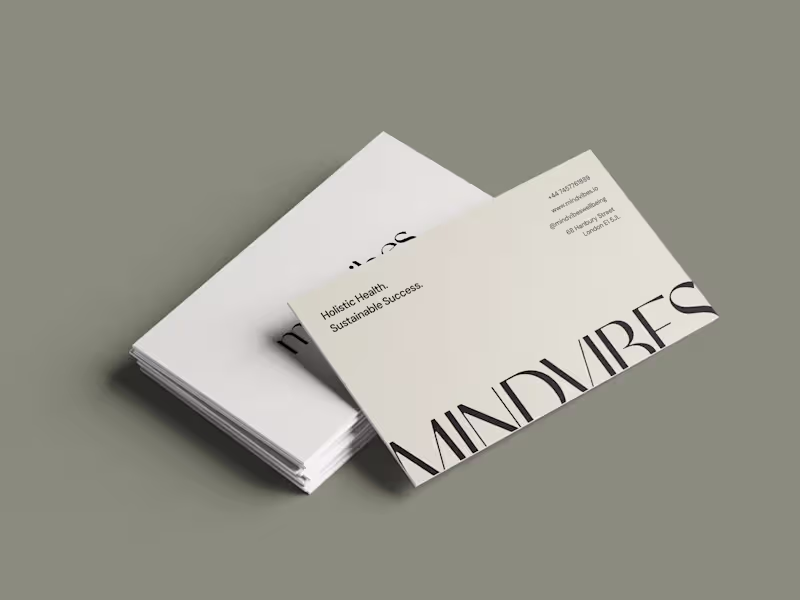 Cover image for Mindvibes - Brand Development for Corporate Wellbeing Coaches