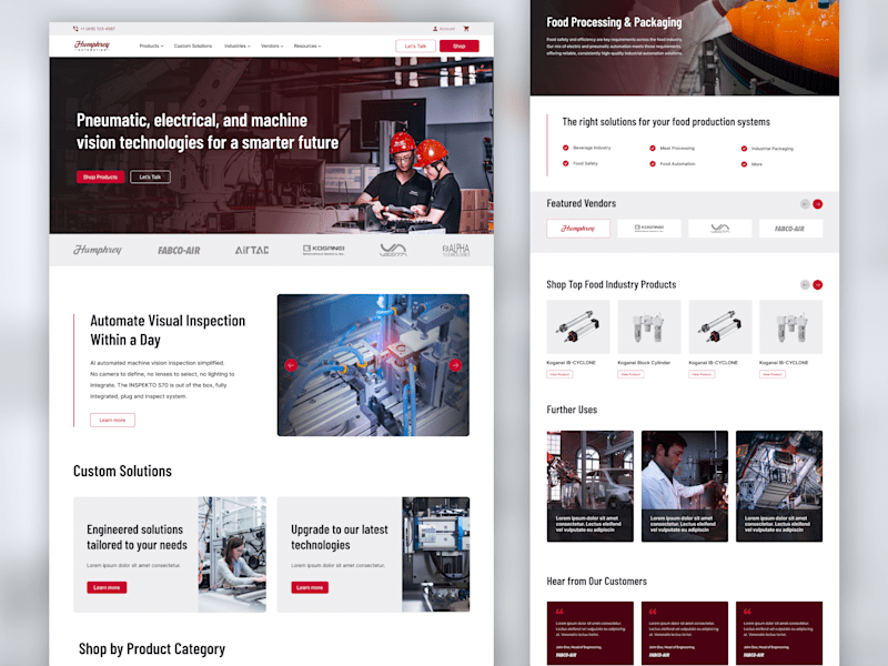 Cover image for Pneumatic Solutions Website Redesign
