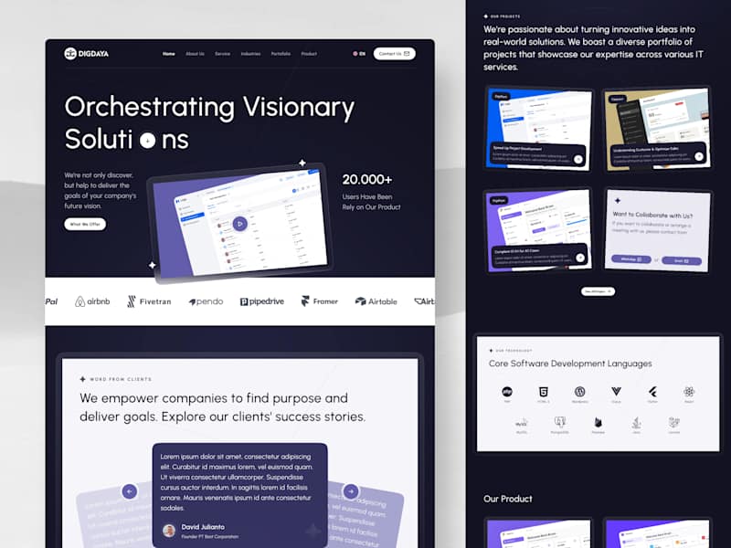 Cover image for Website Redesign Software House Agency